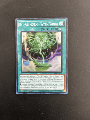 Ryu-Ge Realm - Wyrm Winds - CRBR-EN039 - Super Rare 1st Edition (Bordes)