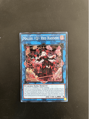 Maliss Q Red Ransom - CRBR-EN018 - Super Rare 1st Edition (Bordes)