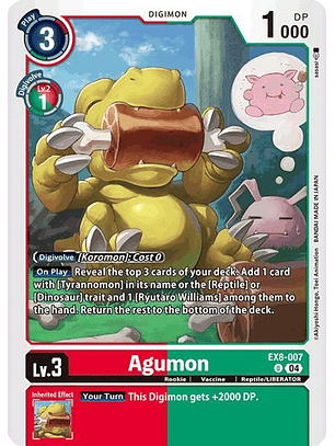 EX8-007 U Agumon