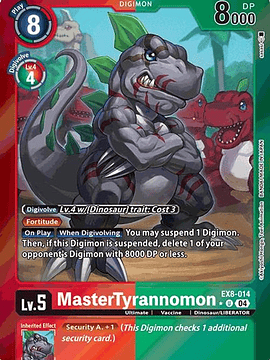 EX8-014 (Limited Foil) MasterTyrannomon