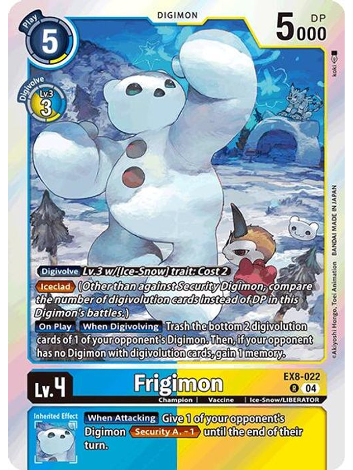 EX8-022 R Frigimon 1
