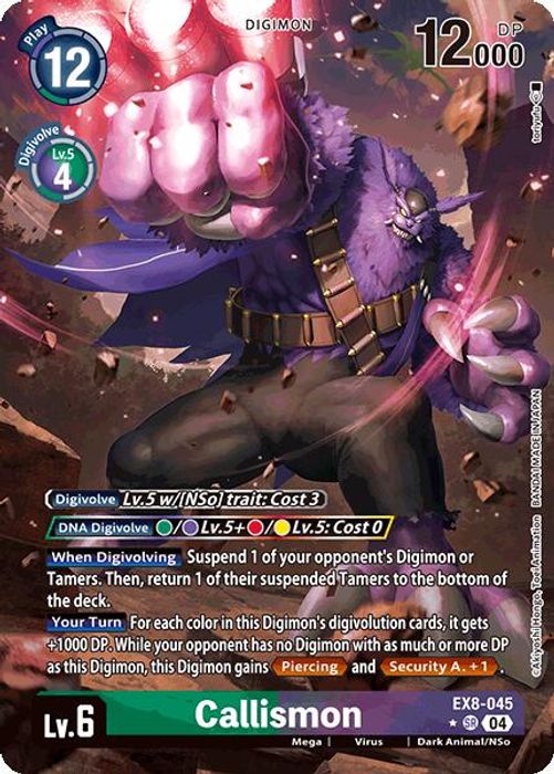 EX8-045 (Alternate Art) Callismon