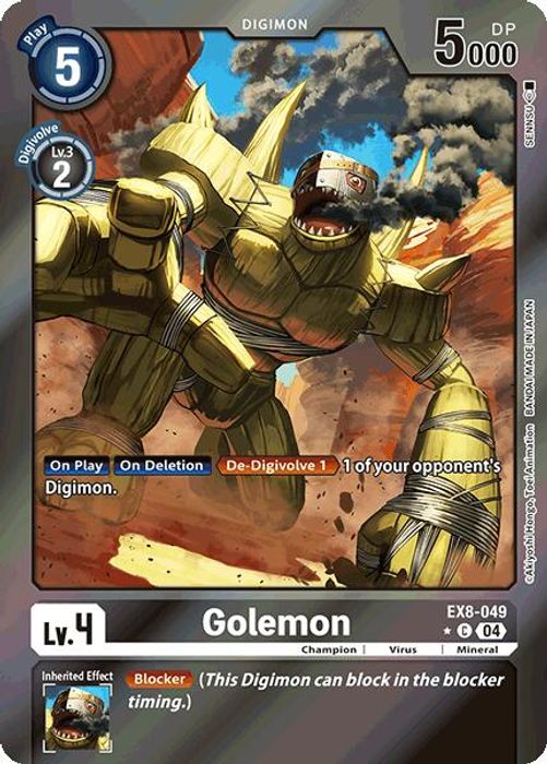 EX8-049 (Limited Foil) Golemon