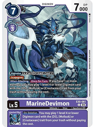 EX8-061 U MarineDevimon