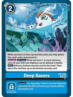 EX8-068 U Deep Savers