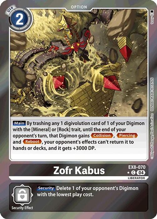 EX8-070 (Limited Foil) Zofr Kabus