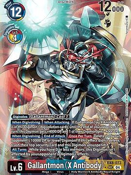 EX8-073 (Alternate Art) Gallantmon (X Antibody)