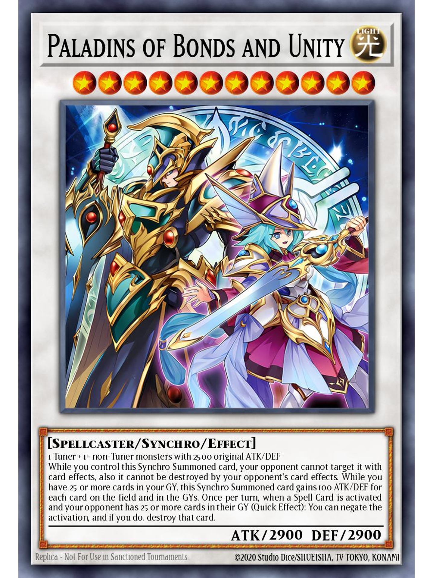 Paladins of Bonds and Unity - SUDA-EN000 - Quarter Century Secret Rare 1st Edition 1