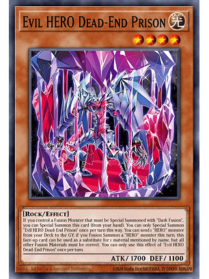 Evil HERO Dead-End Prison - SUDA-EN002 - Secret Rare 1st Edition