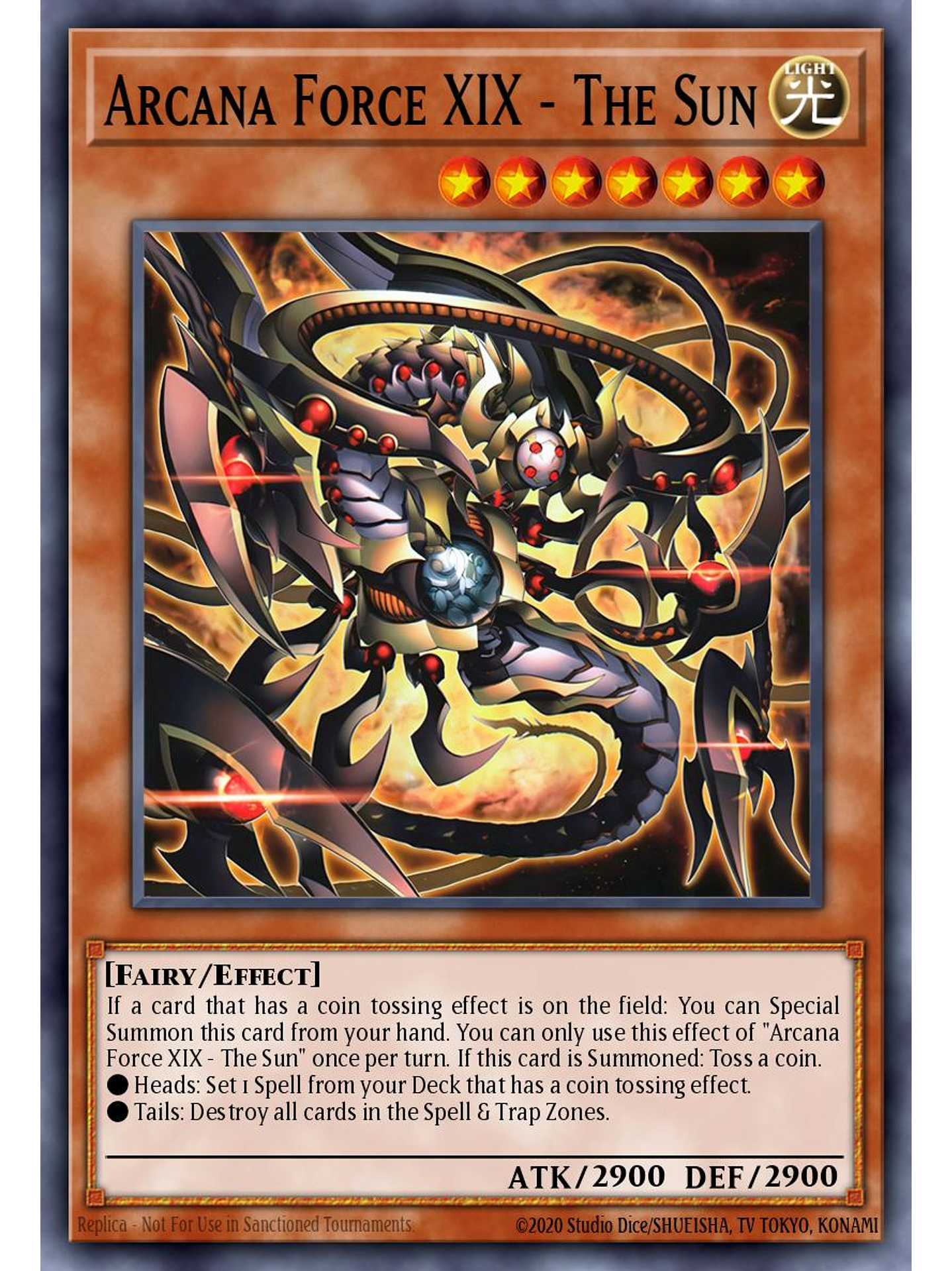 Arcana Force XIX - The Sun - SUDA-EN005 - Common 1st Edition 1