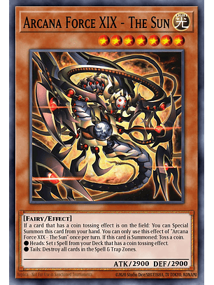 Arcana Force XIX - The Sun - SUDA-EN005 - Common 1st Edition