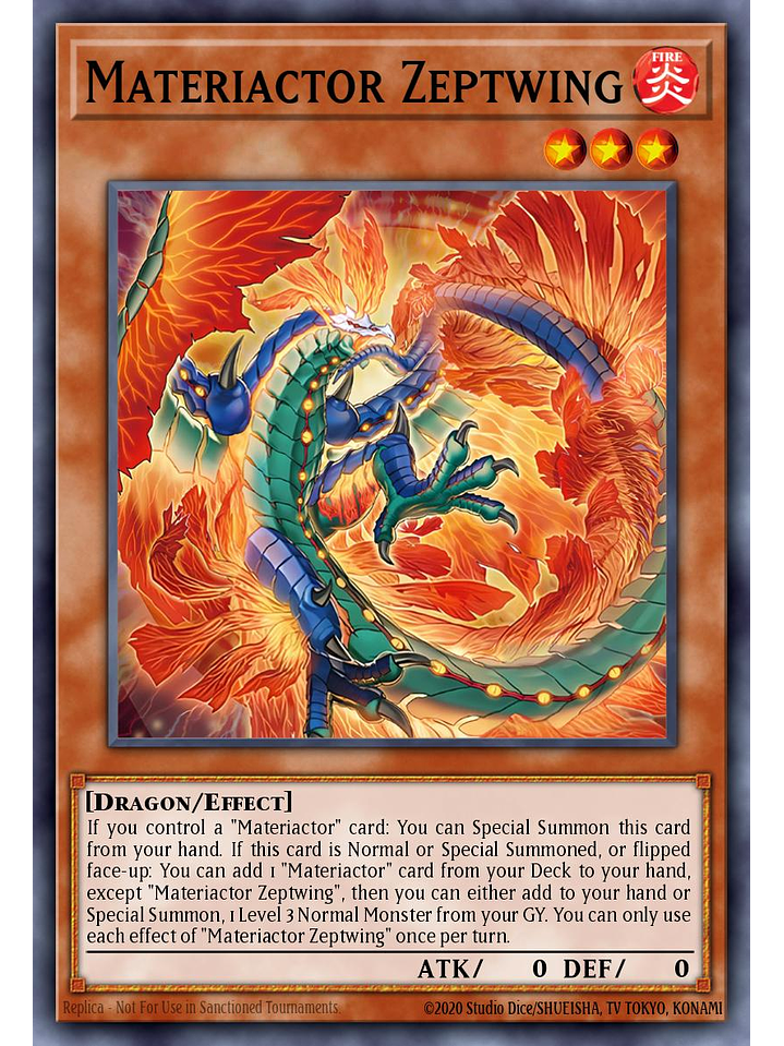 Materiactor Zeptwing - SUDA-EN012 - Common 1st Edition 1