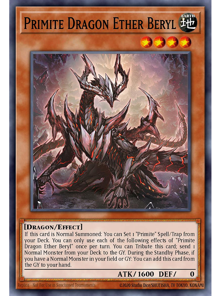 Primite Dragon Ether Beryl - SUDA-EN015 - Ultra Rare 1st Edition 1