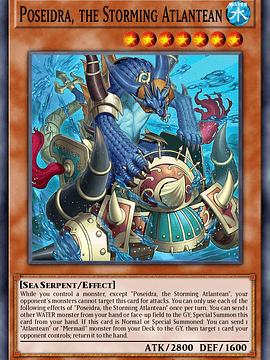 Poseidra, the Storming Atlantean - SUDA-EN016 - Secret Rare 1st Edition