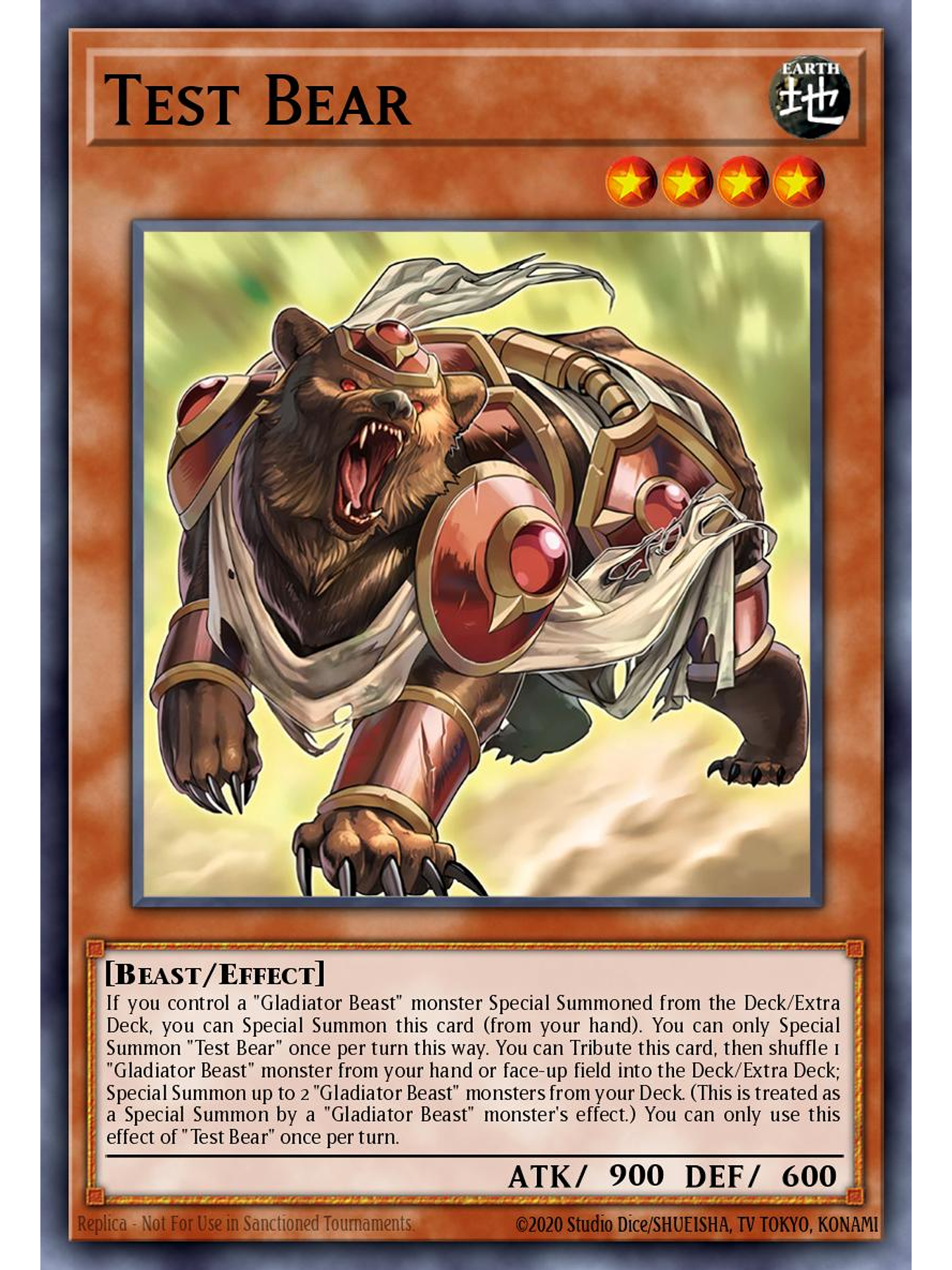 Test Bear - SUDA-EN018 - Ultra Rare 1st Edition 1