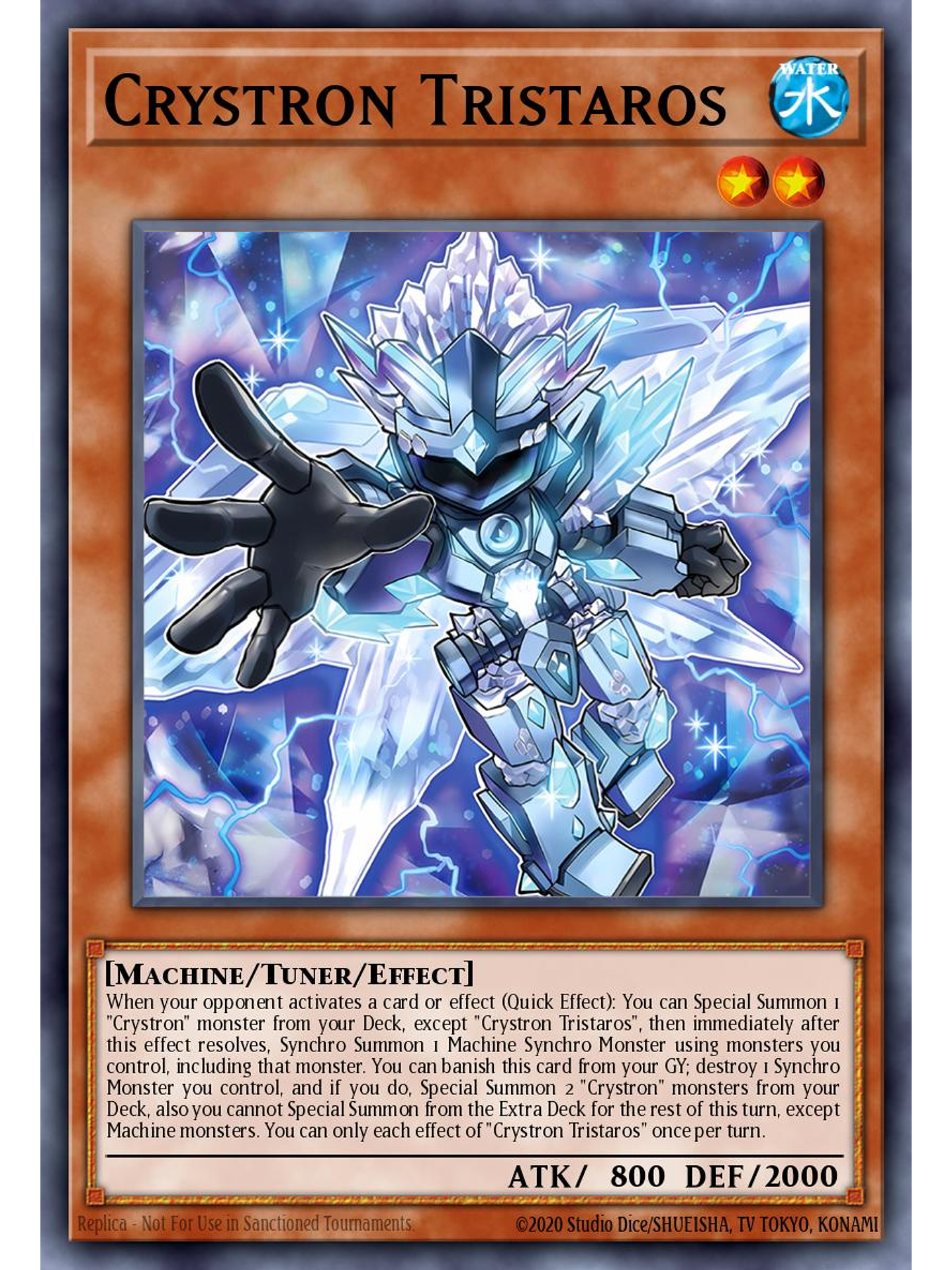 Crystron Tristaros - SUDA-EN019 - Super Rare 1st Edition 1