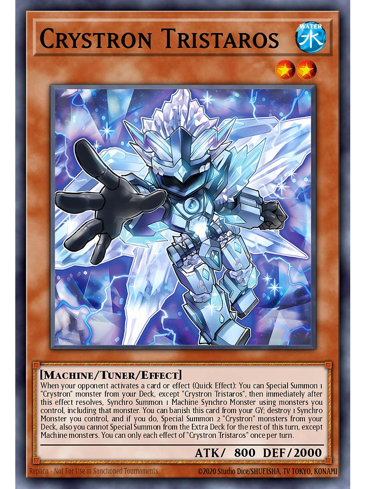 Crystron Tristaros - SUDA-EN019 - Super Rare 1st Edition 1
