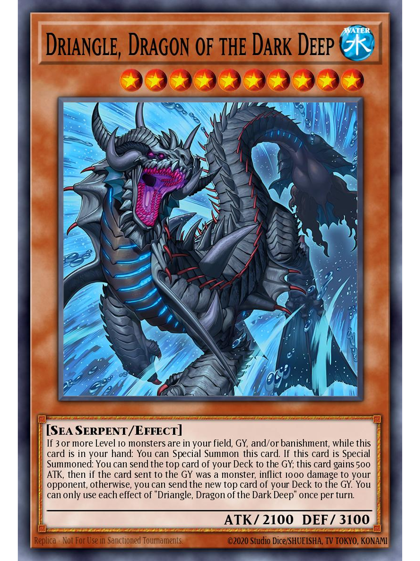 Driangle, Dragon of the Dark Deep - SUDA-EN022 - Common 1st Edition 1