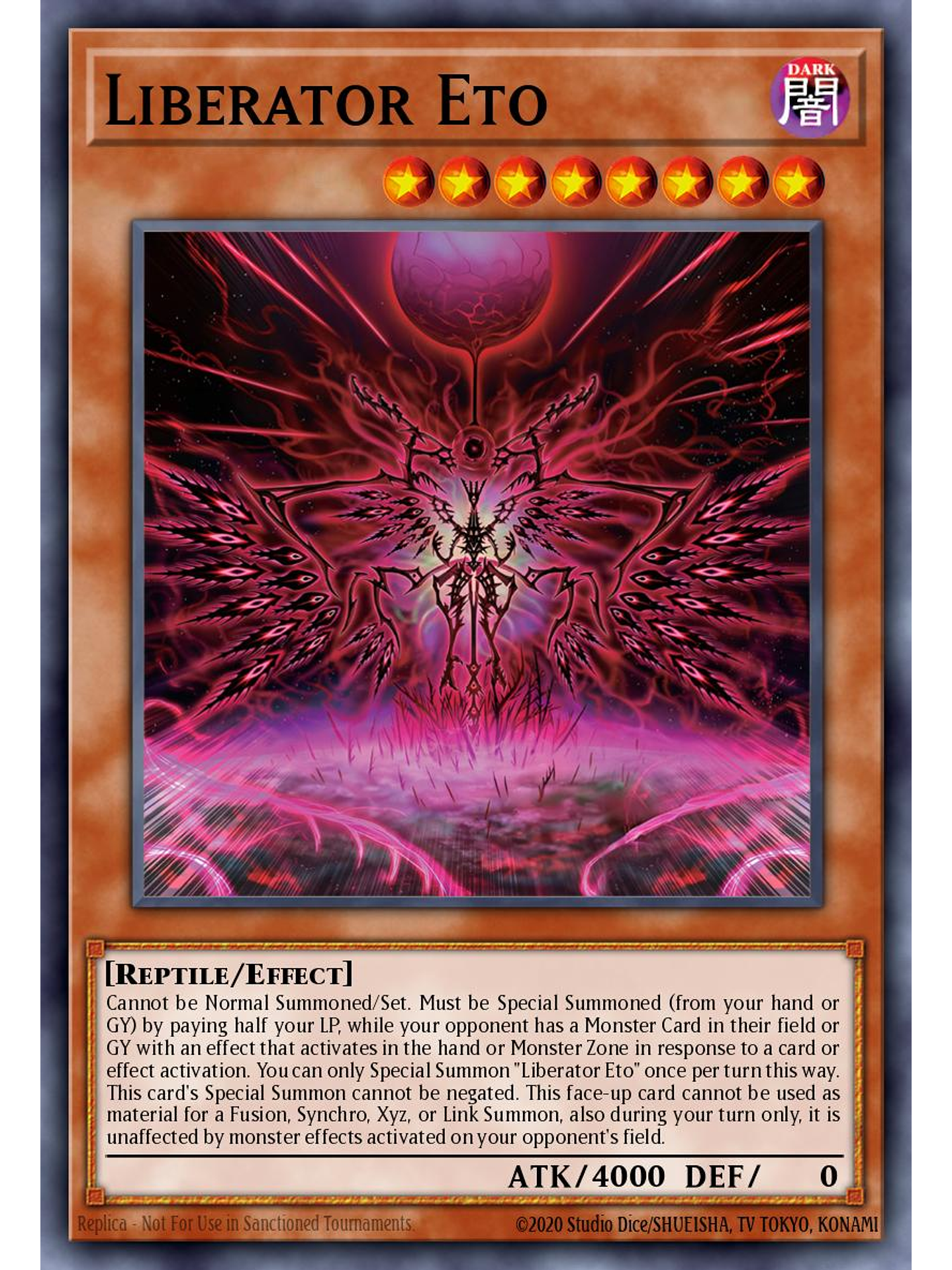 Liberator Eto - SUDA-EN023 - Quarter Century Secret Rare 1st Edition 1