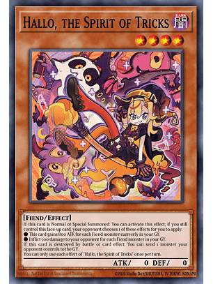 Hallo, the Spirit of Tricks - SUDA-EN026 - Common 1st Edition