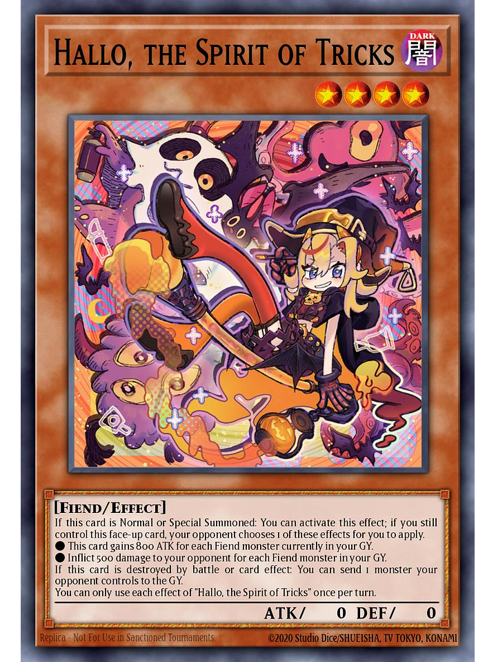 Hallo, the Spirit of Tricks - SUDA-EN026 - Common 1st Edition 1
