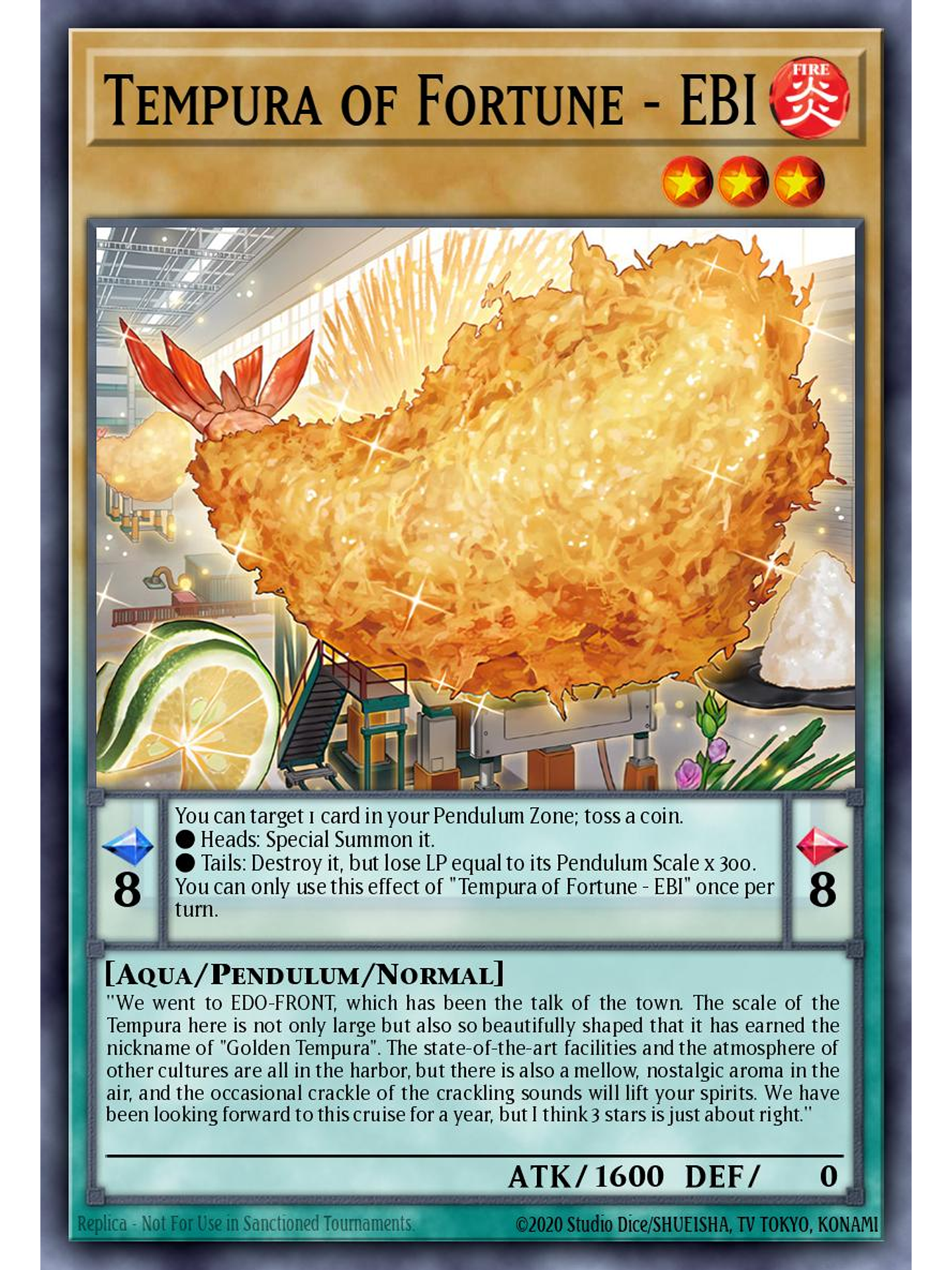 Tempura of Fortune - EBI - SUDA-EN030 - Common 1st Edition 1
