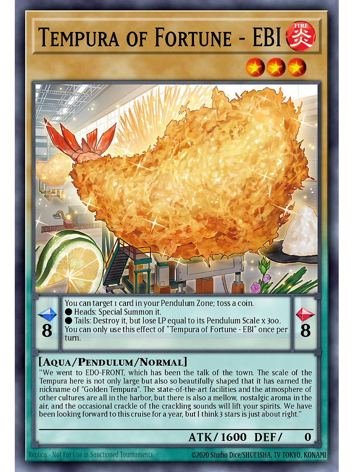 Tempura of Fortune - EBI - SUDA-EN030 - Common 1st Edition 1