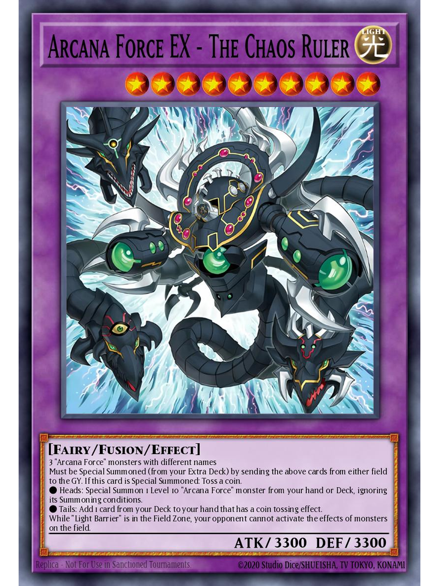 Arcana Force EX - The Chaos Ruler - SUDA-EN034 - Super Rare 1st Edition 1