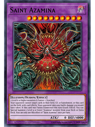 Saint Azamina - SUDA-EN036 - Quarter Century Secret Rare 1st Edition