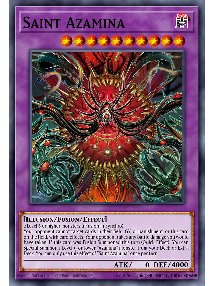 Saint Azamina - SUDA-EN036 - Quarter Century Secret Rare 1st Edition 1