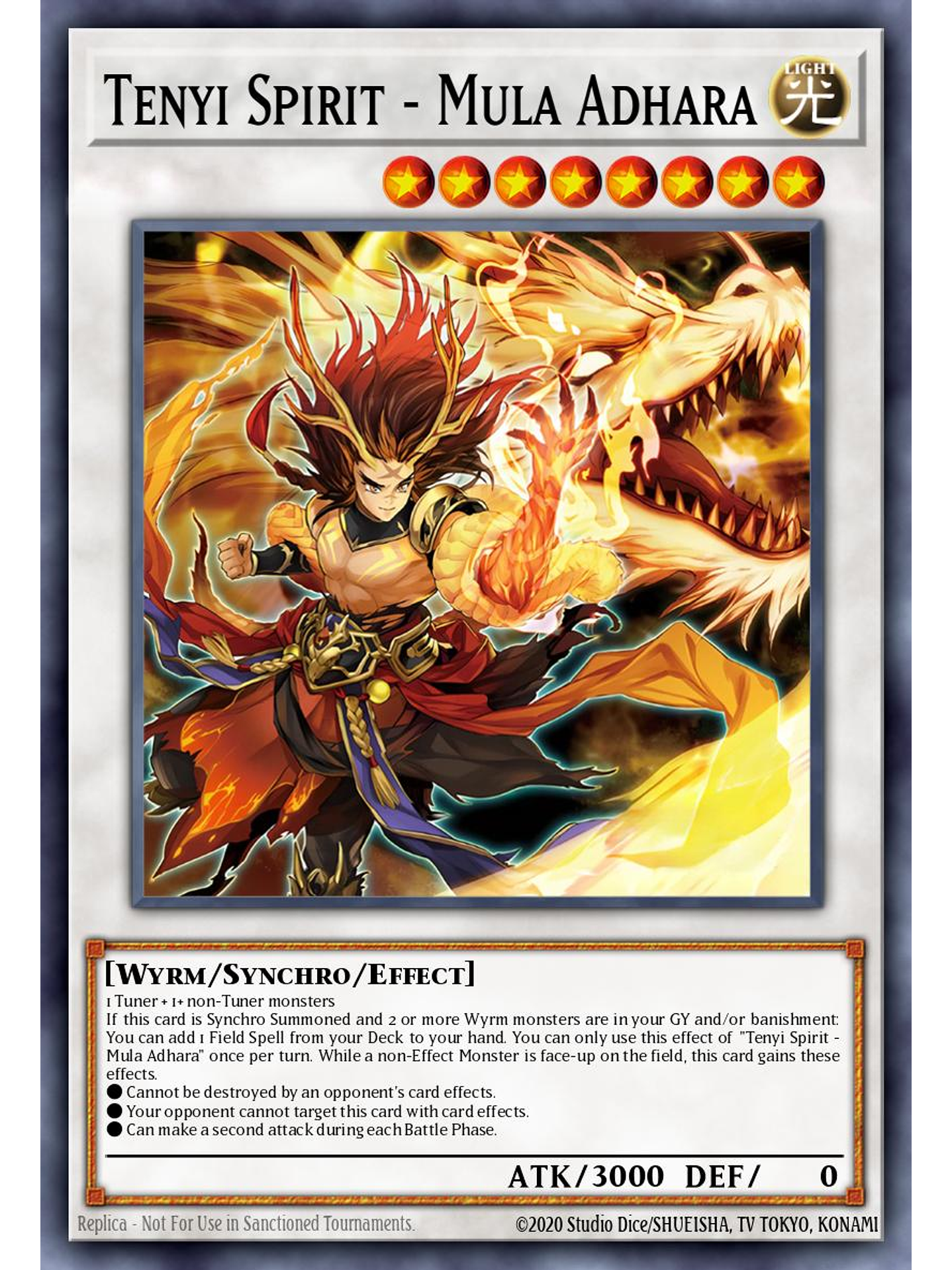 Tenyi Spirit - Mula Adhara - SUDA-EN042 - Quarter Century Secret Rare 1st Edition 1