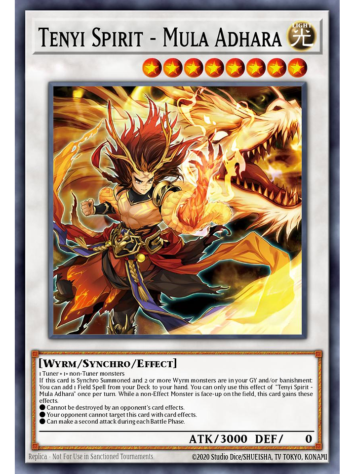 Tenyi Spirit - Mula Adhara - SUDA-EN042 - Quarter Century Secret Rare 1st Edition 1