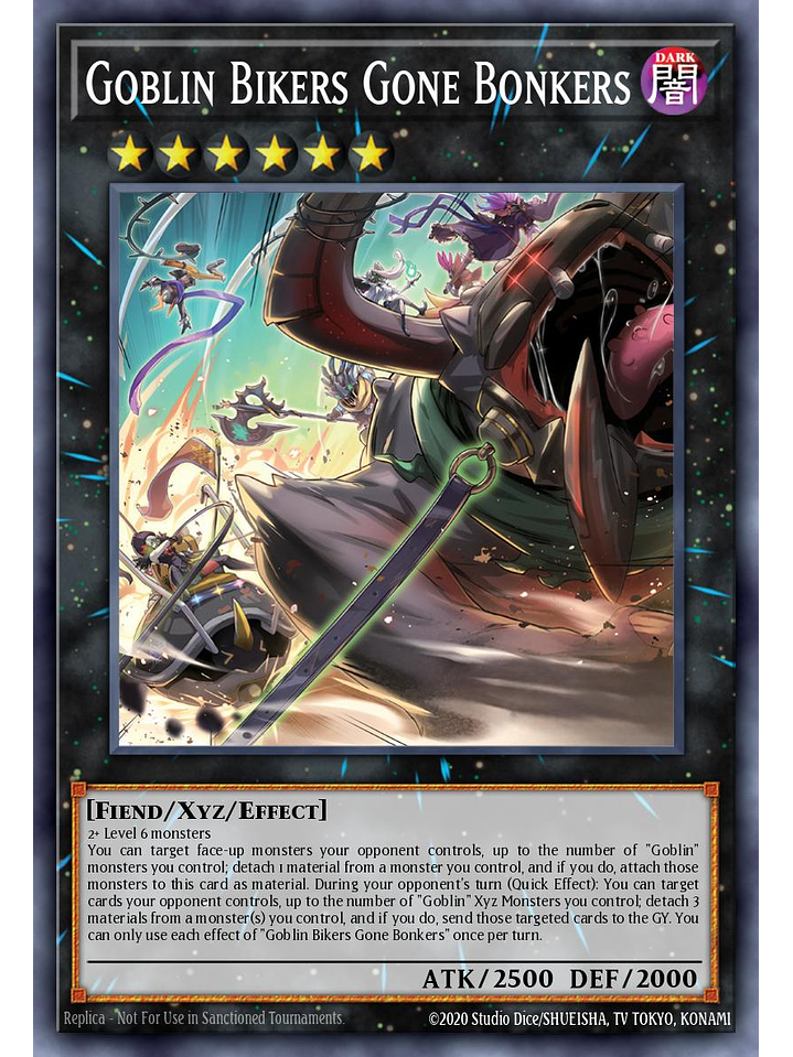 Goblin Bikers Gone Bonkers - SUDA-EN044 - Quarter Century Secret Rare 1st Edition 1