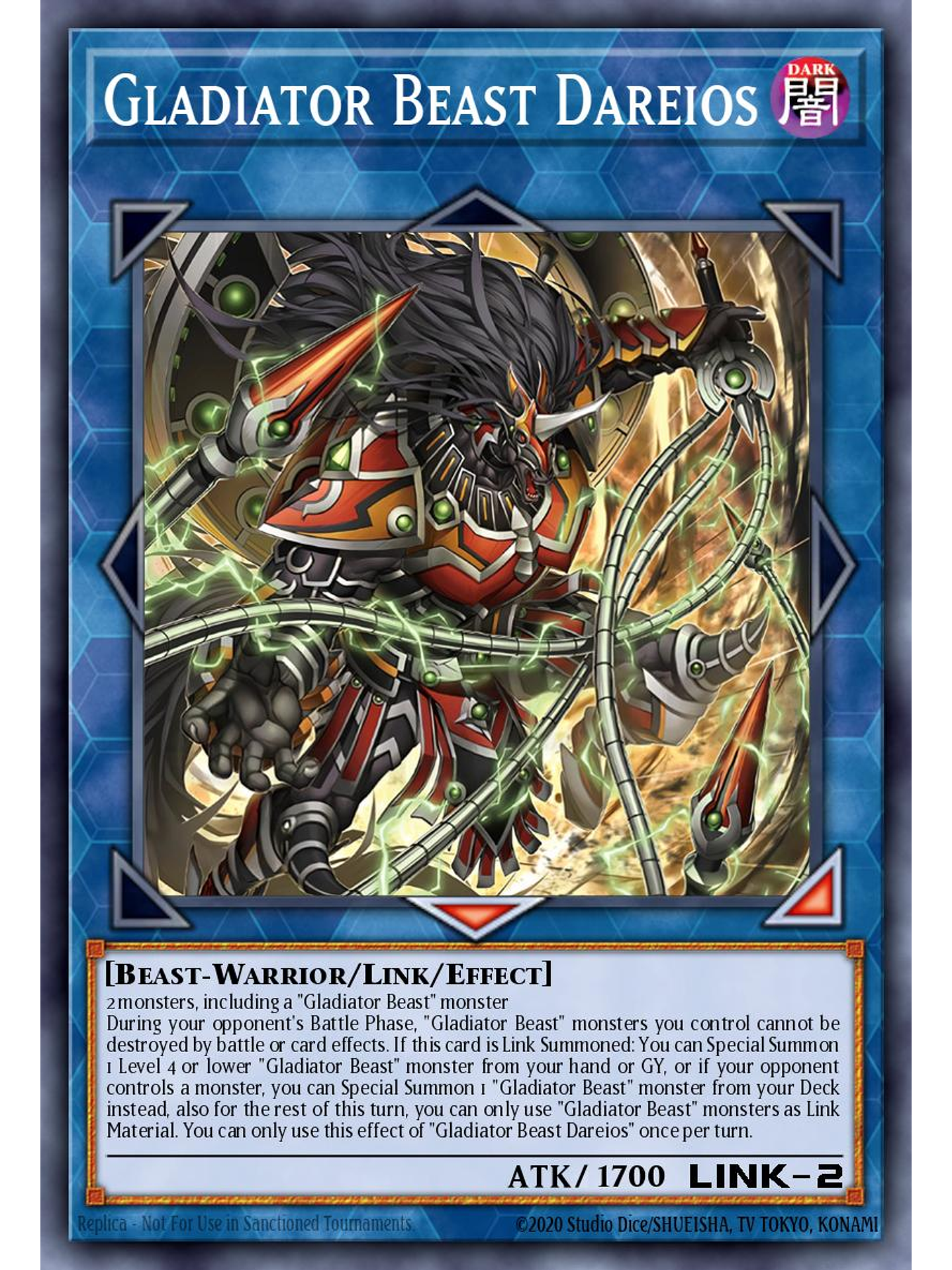 Gladiator Beast Dareios - SUDA-EN048 - Common 1st Edition 1