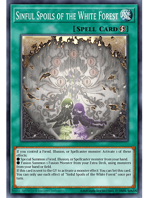 Sinful Spoils of the White Forest - SUDA-EN055 - Common 1st Edition