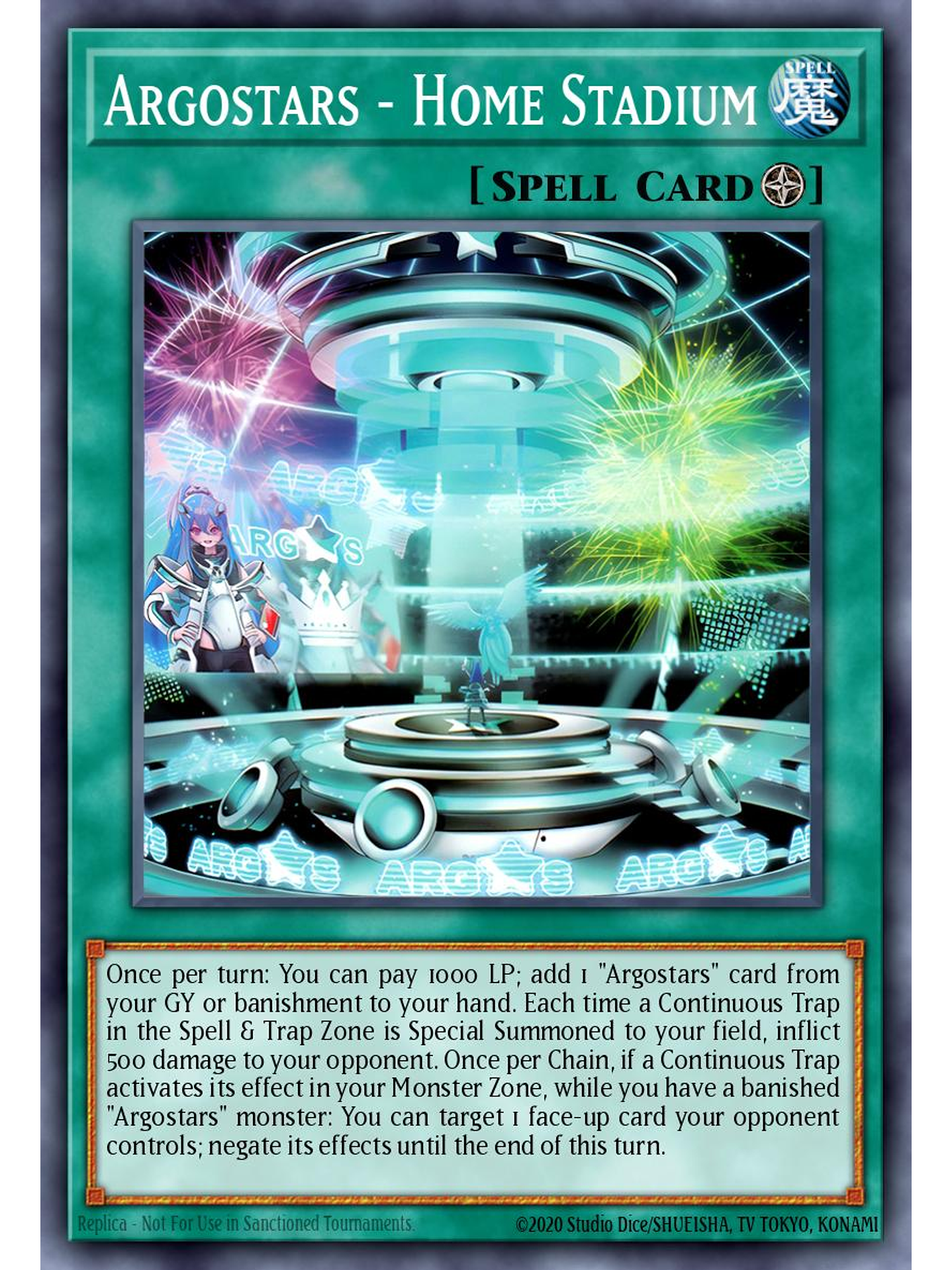 Argostars - Home Stadium - SUDA-EN058 - Super Rare 1st Edition 1