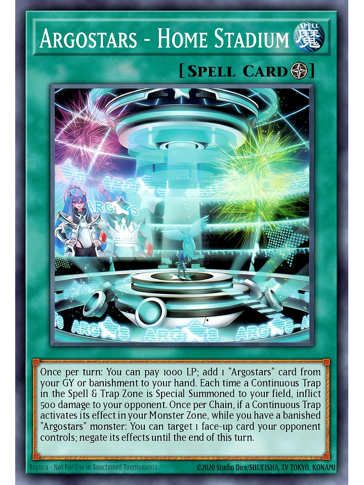 Argostars - Home Stadium - SUDA-EN058 - Super Rare 1st Edition 1
