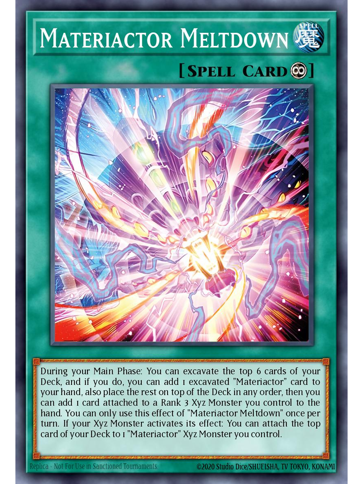 Materiactor Meltdown - SUDA-EN059 - Super Rare 1st Edition 1