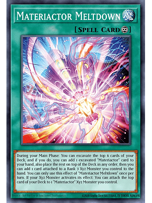 Materiactor Meltdown - SUDA-EN059 - Super Rare 1st Edition