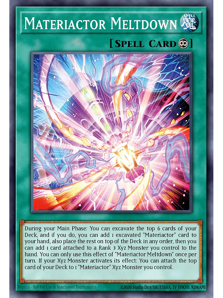 Materiactor Meltdown - SUDA-EN059 - Super Rare 1st Edition 1