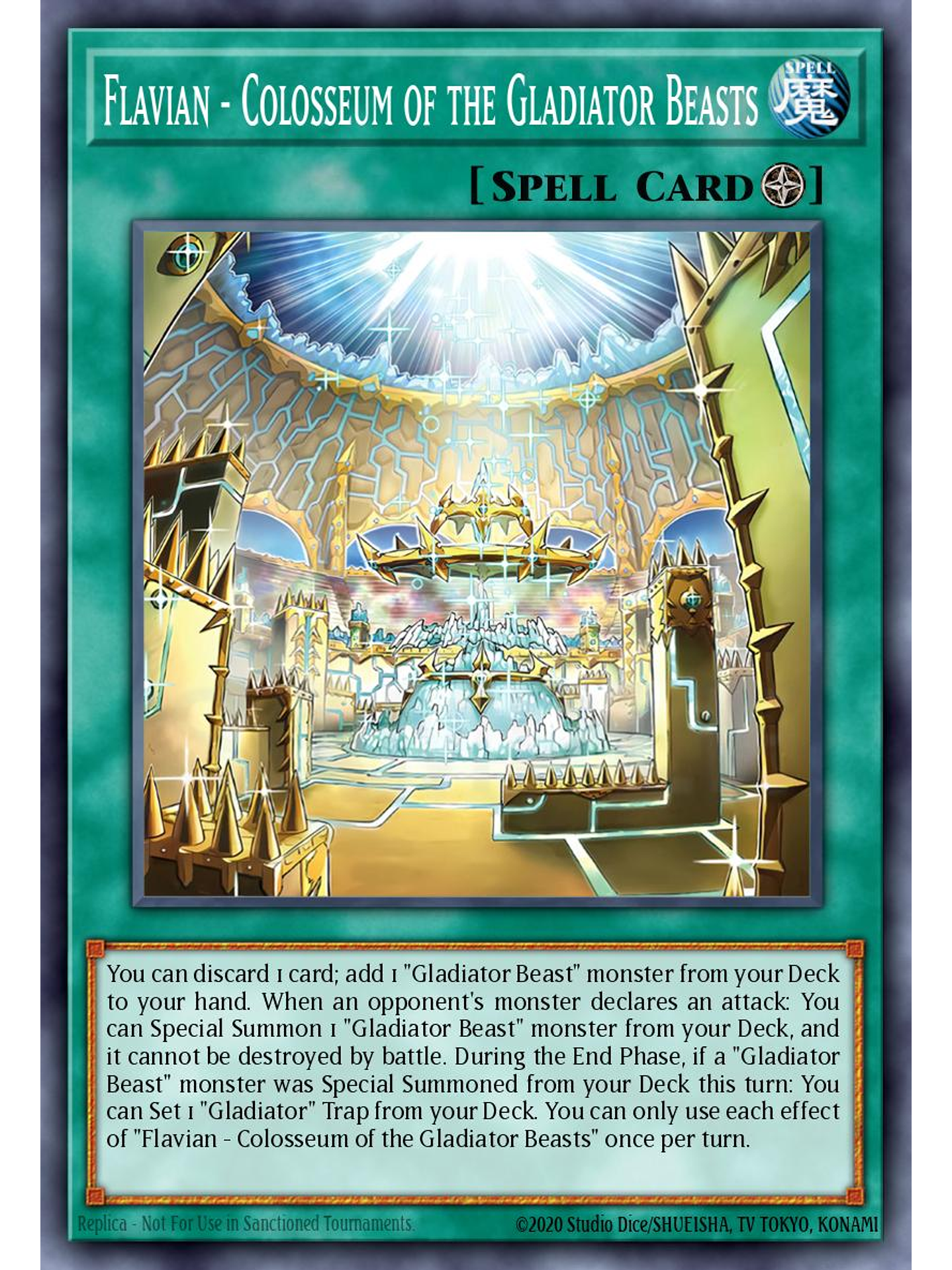 Flavian - Colosseum of the Gladiator Beasts - SUDA-EN060 - Common 1st Edition 1