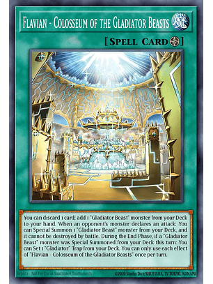 Flavian - Colosseum of the Gladiator Beasts - SUDA-EN060 - Common 1st Edition