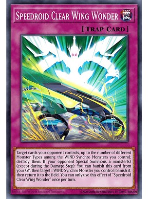 Speedroid Clear Wing Wonder - SUDA-EN068 - Common 1st Edition