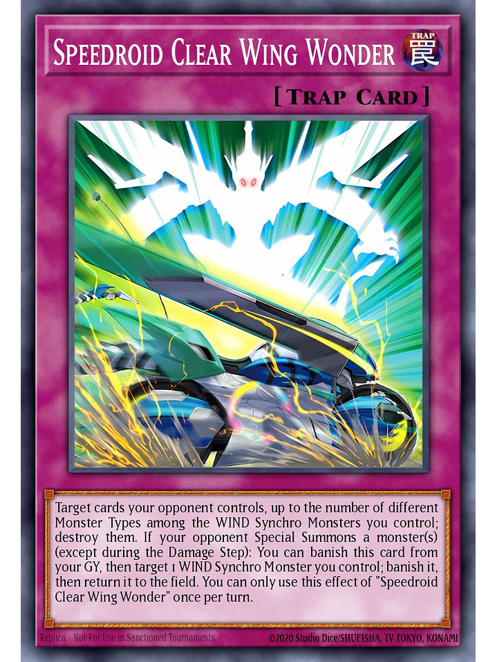 Speedroid Clear Wing Wonder - SUDA-EN068 - Common 1st Edition 1