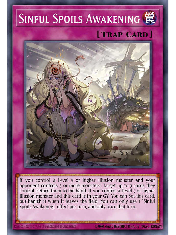 Sinful Spoils Awakening - SUDA-EN069 - Super Rare 1st Edition 1