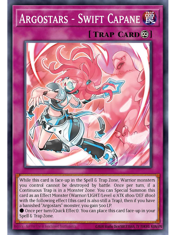 Argostars - Swift Capane - SUDA-EN072 - Super Rare 1st Edition 1