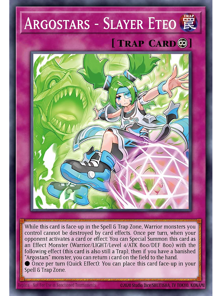 Argostars - Slayer Eteo - SUDA-EN073 - Super Rare 1st Edition 1