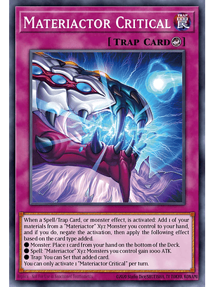 Materiactor Critical - SUDA-EN074 - Common 1st Edition