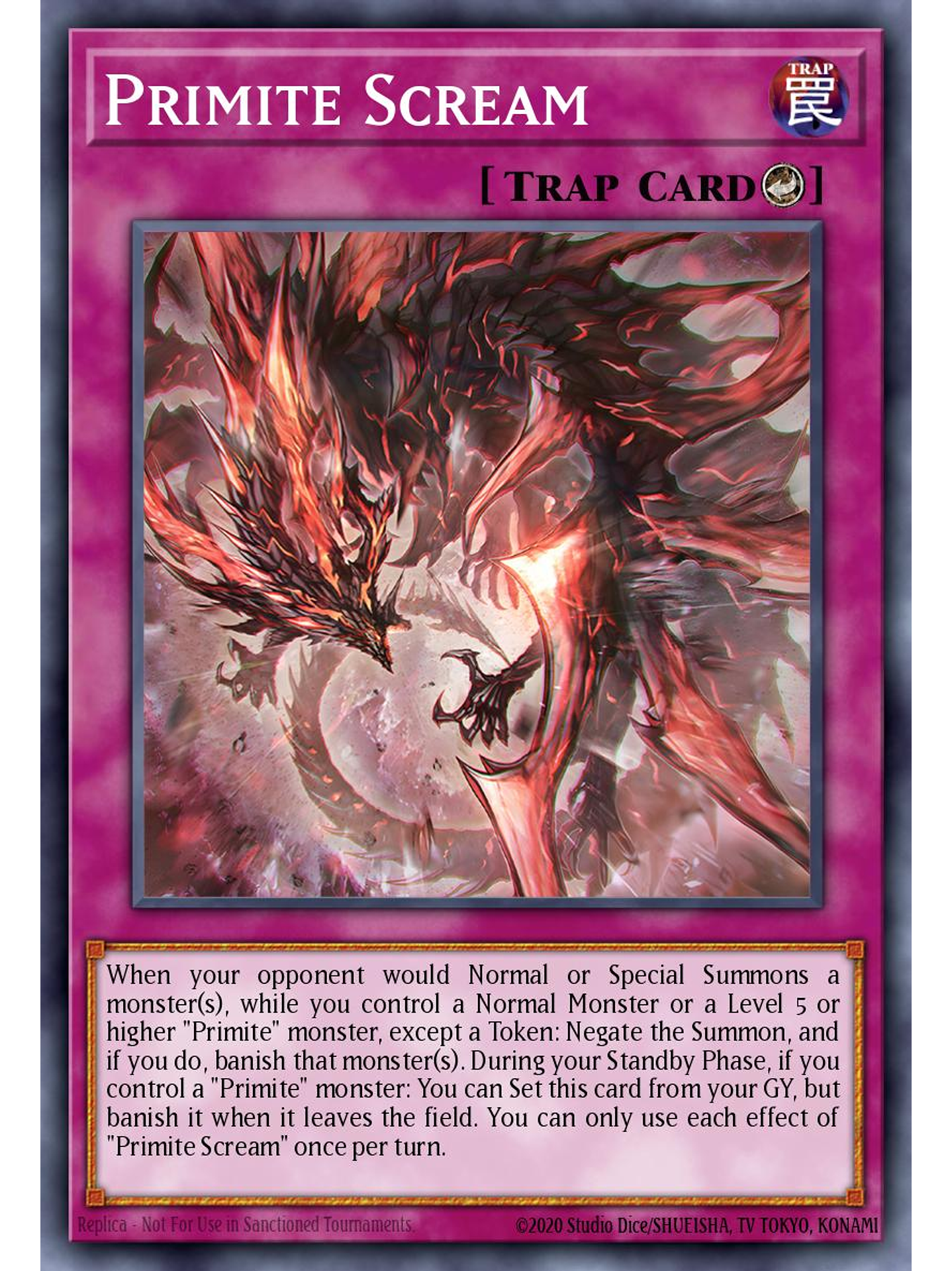 Primite Scream - SUDA-EN076 - Common 1st Edition 1