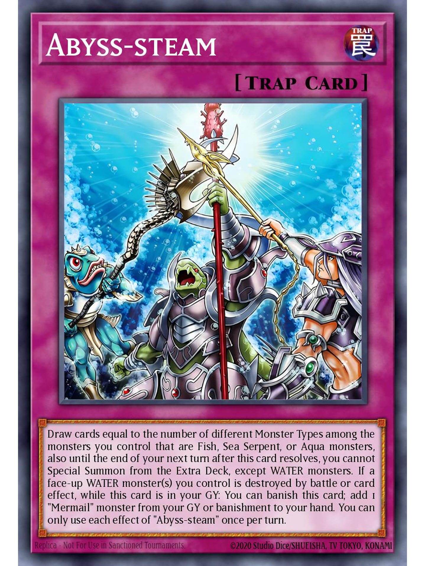 Abyss-steam - SUDA-EN077 - Super Rare 1st Edition 1